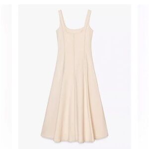 Zara Cream Midi Dress